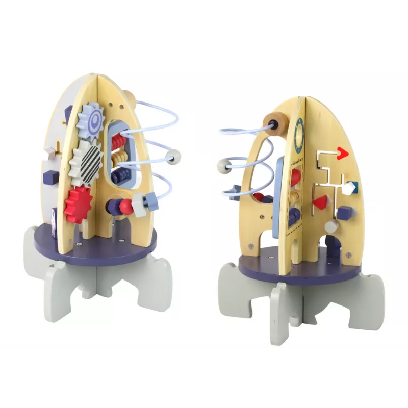 LEAN TOYS puinen maila oppimishelmet hammasrattaat
