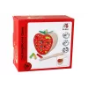 LEAN TOYS Wooden Strawberry Catch the Worm magneettipeli