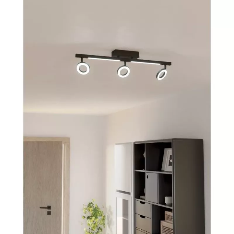 EGLO Cardillio 2 900515 LED-kattovalaisin, musta