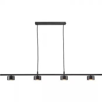 LUCA LED-riippuvalaisin, 4x4 W, musta (P19070-4B)