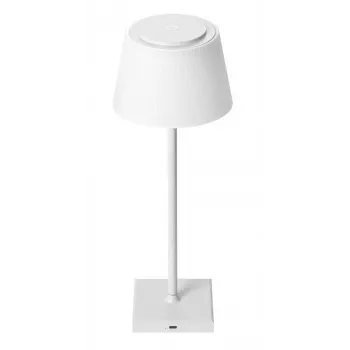 Avide LED-pöytävalaisin, USB, 4 W, 3-portainen valonväri, valkoinen