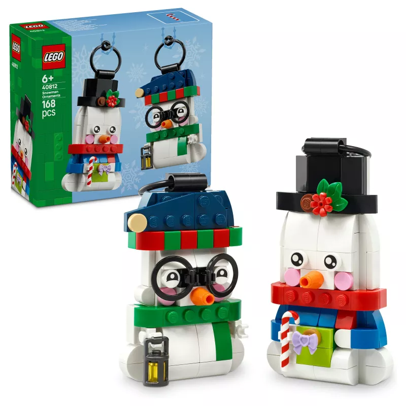LEGO 40812 kausittaiset lumiukot joulukoristelu rakennussarja (153 osaa)