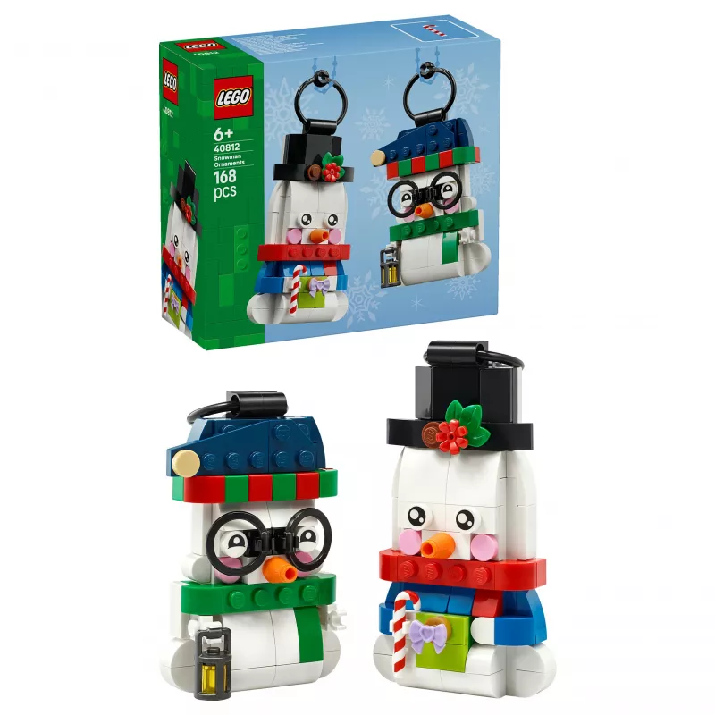 LEGO 40812 kausittaiset lumiukot joulukoristelu rakennussarja (153 osaa)