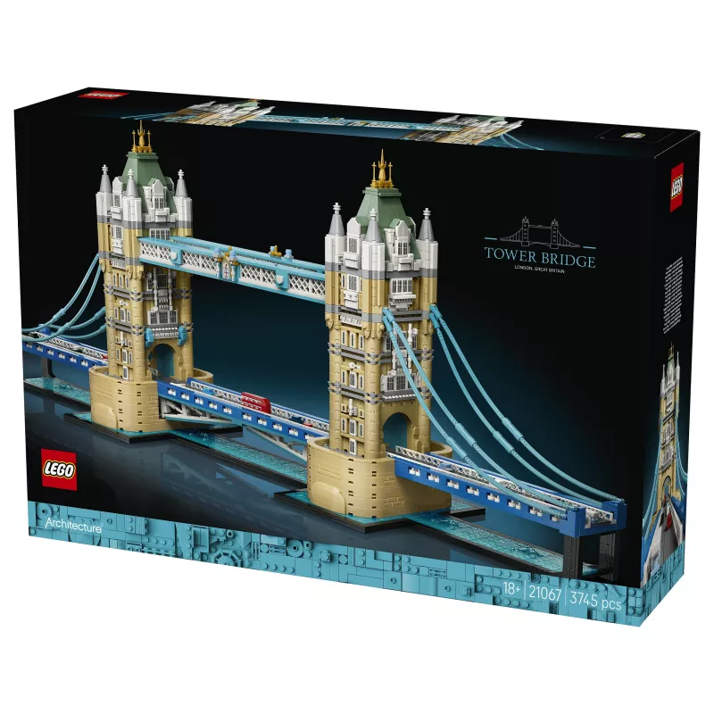 LEGO Architecture 21067 Tower Bridge rakennussarja (1176 osaa) - Lontoon maamerkki