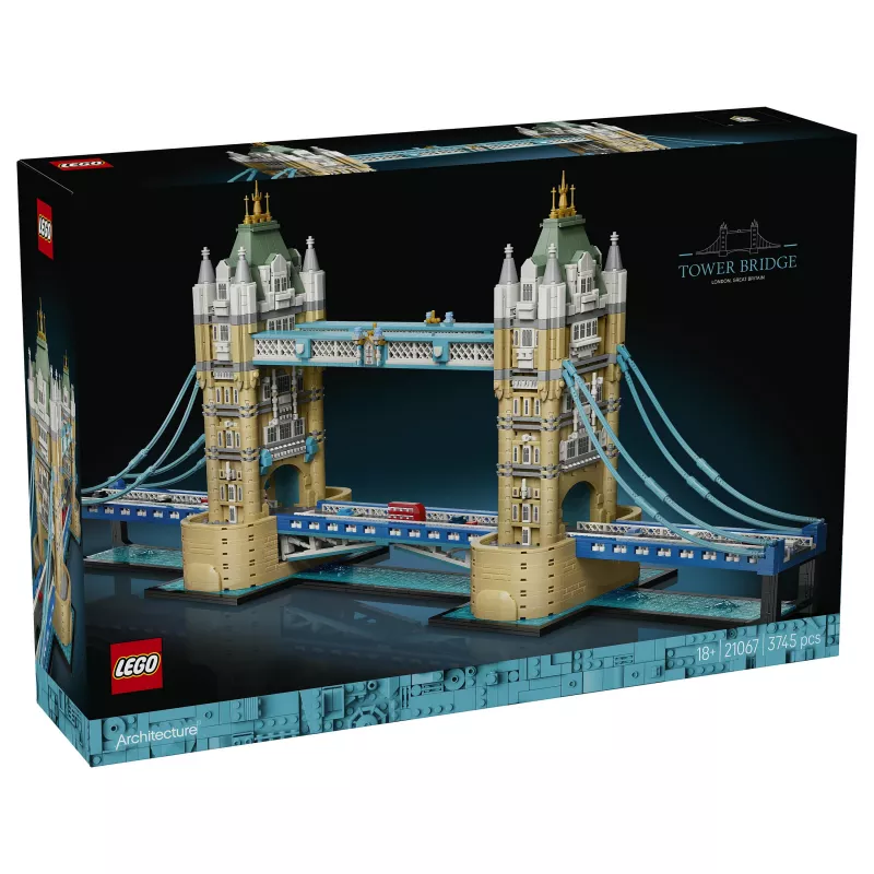 LEGO Architecture 21067 Tower Bridge rakennussarja (1176 osaa) - Lontoon maamerkki
