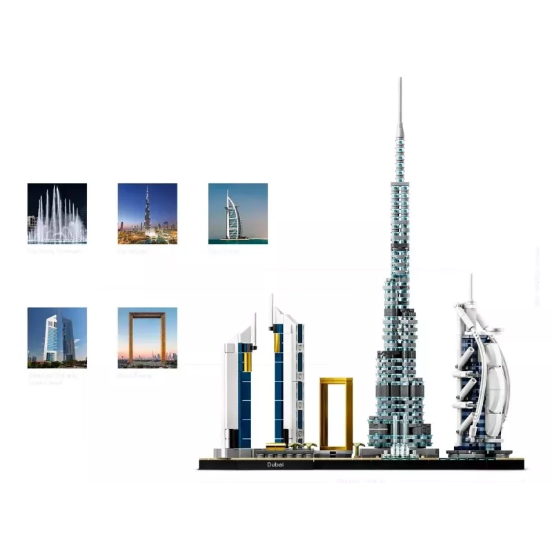 LEGO Architecture Dubai Skyline Collection 21052 rakennussarja