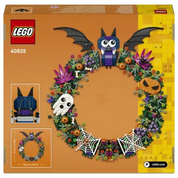 LEGO Bricks Iconic 40825 Halloween Wreath rakennussarja (173 osaa, 8-vuotiaille ja vanhemmille)