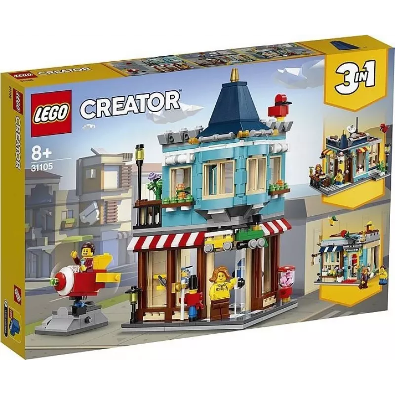 LEGO Creator 3-in-1 Townhouse Toy Store rakennussarja (31105)