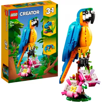 LEGO Creator Wild Animals -paketti 3-in-1 rakennussarja (1171 osaa)