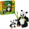 LEGO Creator Wild Animals -paketti 3-in-1 rakennussarja (1171 osaa)
