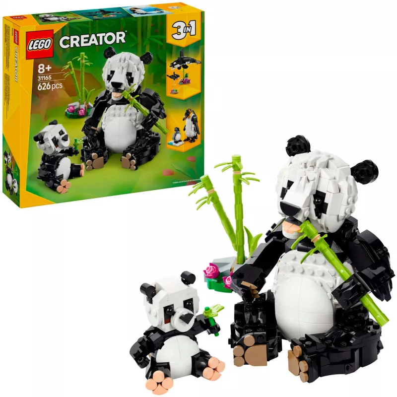 LEGO Creator Wild Animals -paketti 3-in-1 rakennussarja (1171 osaa)