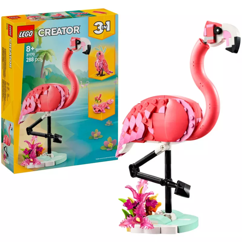 LEGO Creator Wild Animals -paketti 3-in-1 rakennussarja (1171 osaa)