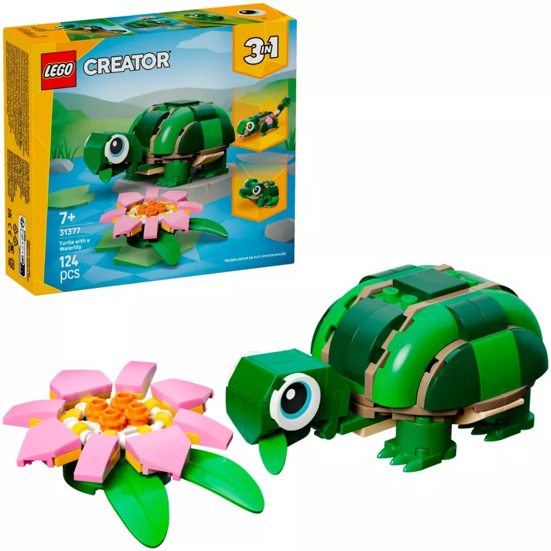 LEGO Creator Wild Animals -paketti 3-in-1 rakennussarja (1171 osaa)