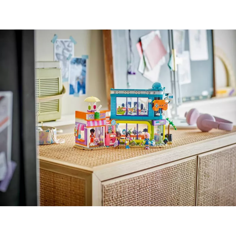 LEGO Friends 42674 sarjakuvakauppa ja pelikauppa rakennussarja
