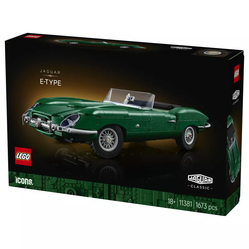 LEGO Icons 11381 Jaguar E-Type rakennussarja (1458 osaa)
