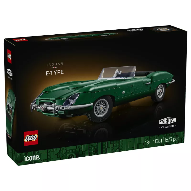 LEGO Icons 11381 Jaguar E-Type rakennussarja (1458 osaa)