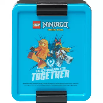 LEGO Eväsrasia Ninjago Sininen/Musta PP hymiökuvilla 1,2L