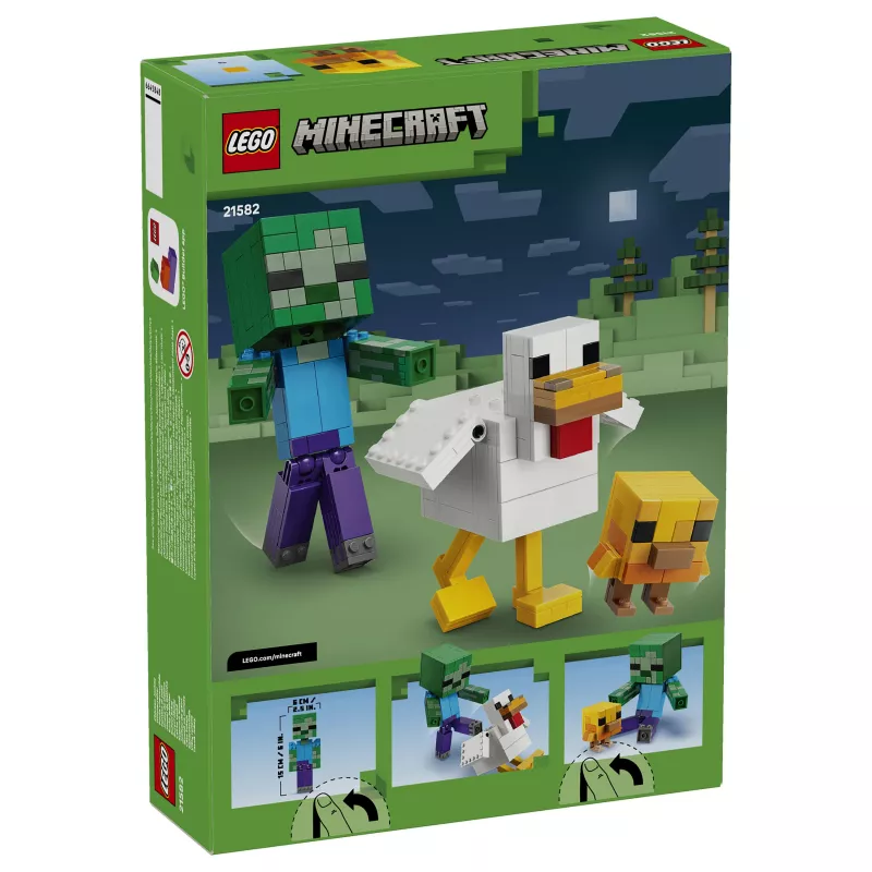 LEGO Minecraft 21582 Chicken Jockey rakennussarja