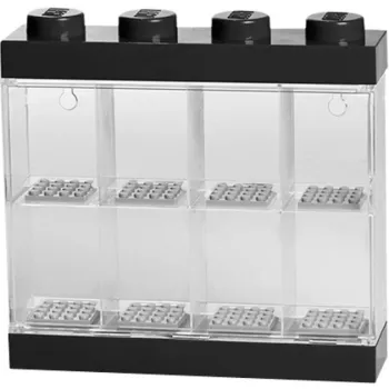 LEGO Minifigure Display Case 8 musta (musta/läpinäkyvä) Room Copenhagen