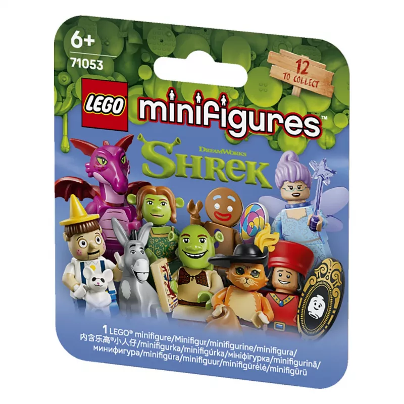 LEGO minihahmot 71053 Shrek-sarja (1 satunnainen minihahmo) sokkopusseissa
