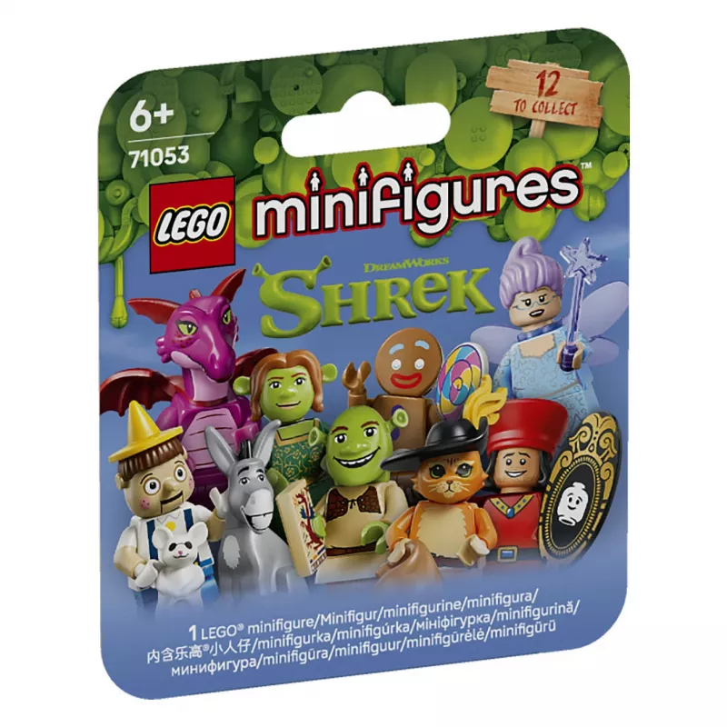 LEGO minihahmot 71053 Shrek-sarja (1 satunnainen minihahmo) sokkopusseissa