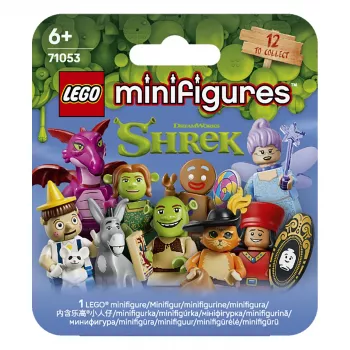 LEGO minihahmot 71053 Shrek-sarja (1 satunnainen minihahmo) sokkopusseissa