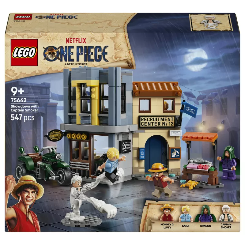 LEGO One Piece 75642 Showdown with Captain Smoker rakennussarja