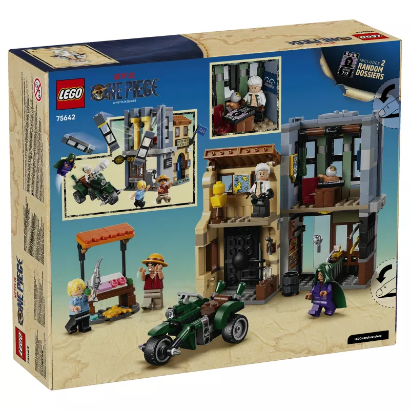 LEGO One Piece 75642 Showdown with Captain Smoker rakennussarja
