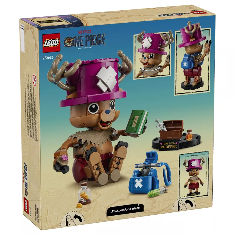 LEGO One Piece 75643 Tony Tony Chopper rakennussarja (250 osaa)