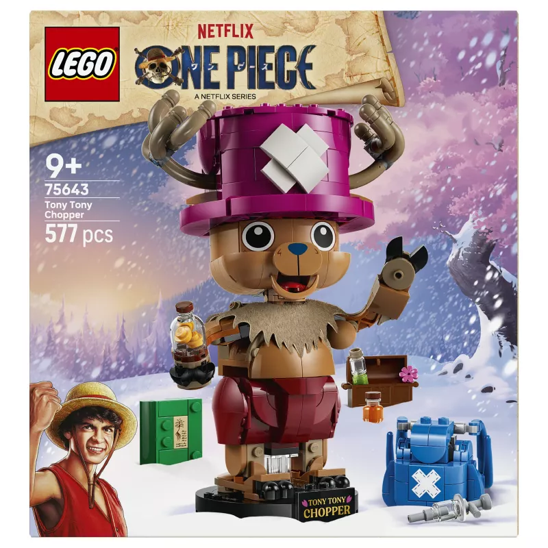 LEGO One Piece 75643 Tony Tony Chopper rakennussarja (250 osaa)