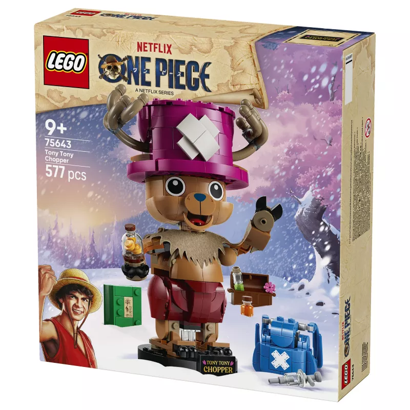 LEGO One Piece 75643 Tony Tony Chopper rakennussarja (250 osaa)