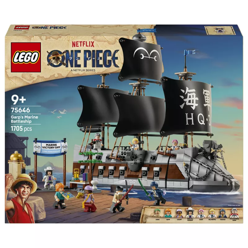 LEGO One Piece 75646 Garpen merivoimien taistelulaiva rakennussarja
