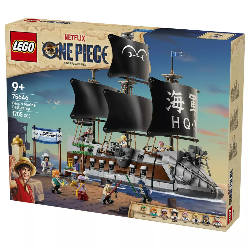 LEGO One Piece 75646 Garpen merivoimien taistelulaiva rakennussarja