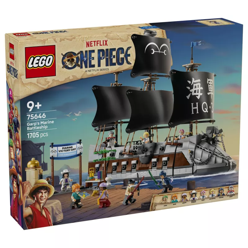 LEGO One Piece 75646 Garpen merivoimien taistelulaiva rakennussarja
