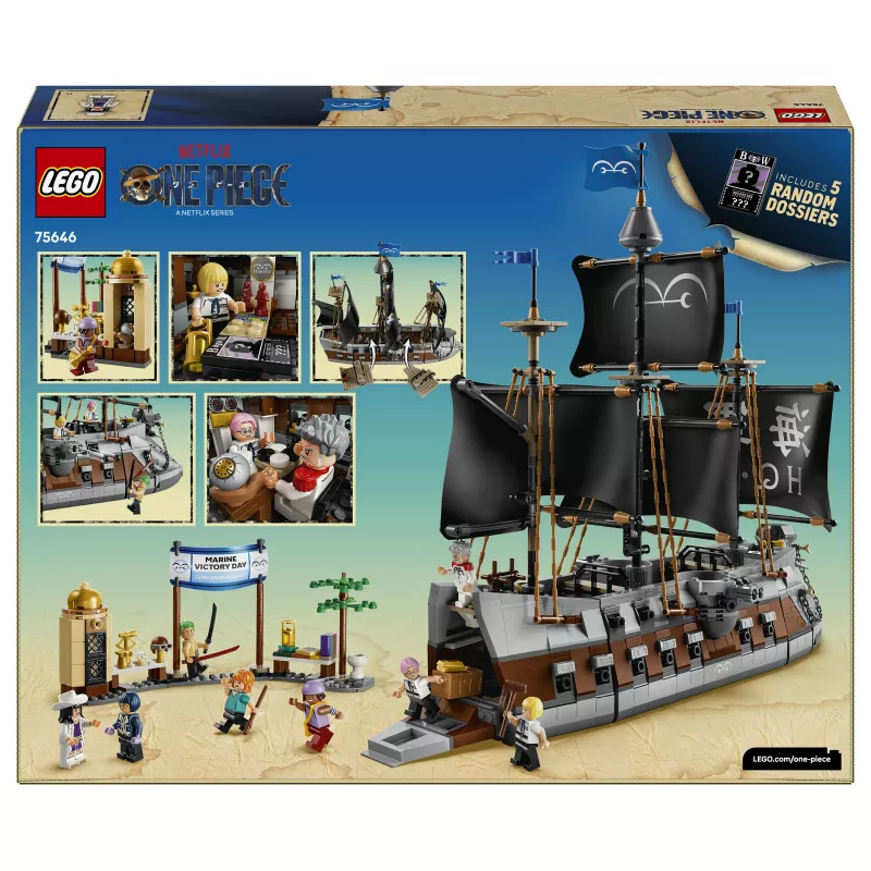 LEGO One Piece 75646 Garpen merivoimien taistelulaiva rakennussarja