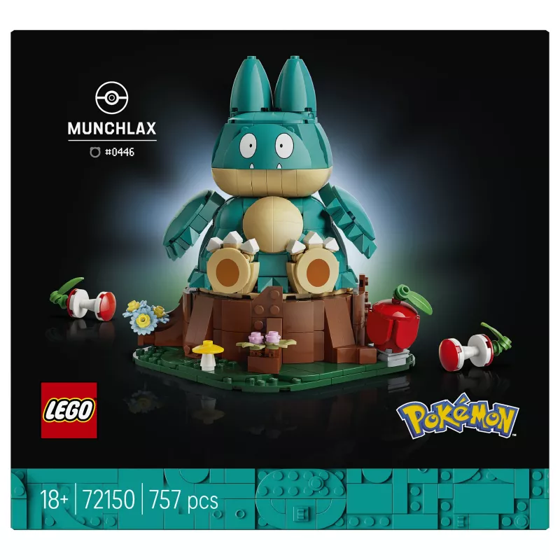 LEGO Pokémon 72150 Munchlax koottava esillepanohahmo aikuisille (757 palaa)