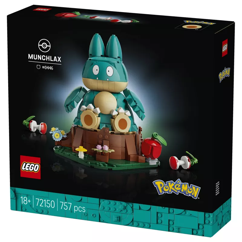 LEGO Pokémon 72150 Munchlax koottava esillepanohahmo aikuisille (757 palaa)