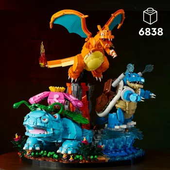 LEGO Pokemon 72153 Venusaur, Charizard ja Blastoise