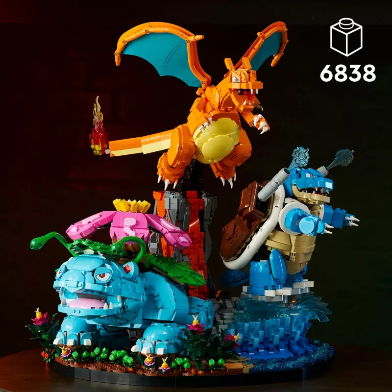 LEGO Pokemon 72153 Venusaur, Charizard ja Blastoise