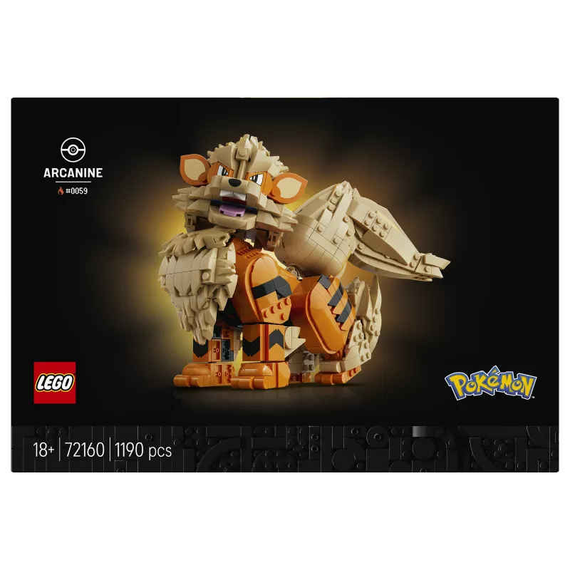 LEGO Pokémon Arcanine rakennussarja (72160)