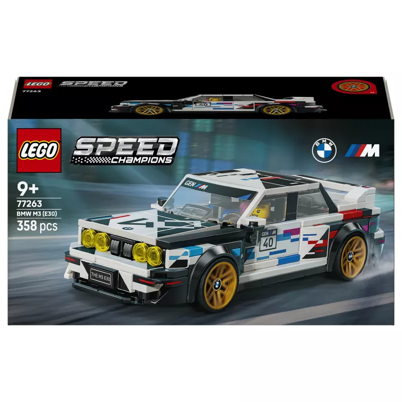 LEGO Speed Champions 77263 BMW M3 (E30) kilpa-auto rakennussarja