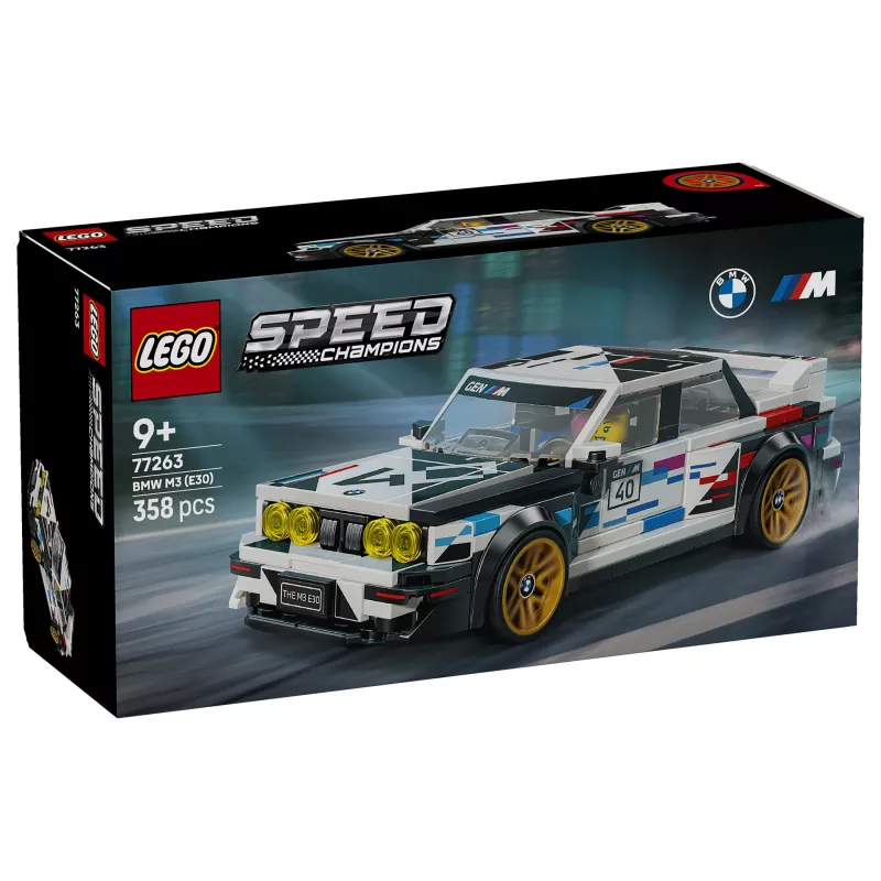 LEGO Speed Champions 77263 BMW M3 (E30) kilpa-auto rakennussarja