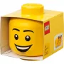 LEGO Storage Head Happy Boy pieni keltainen 2 litraa