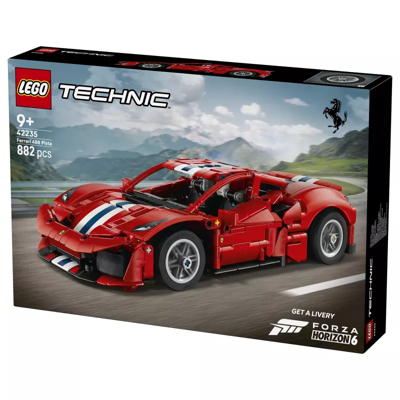 LEGO Technic 42235 Ferrari 488 Pista kilpa-automallisarja