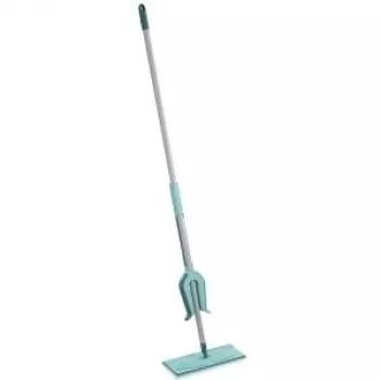 LEIFHEIT Picobello Micro Duo lattianpesin vipuvaluttimella, 33 cm mikrokuitupää, 140 cm teräsvarsi, vihreä/valkoinen