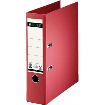 LEITZ 180° kansio A4 80 mm punainen kartonki täyspaperipäällyste 1007-00-25