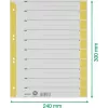 LEITZ A4 välilehdet keltainen 160 g/m² 25 kpl:n pakkaus 16523015