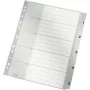 LEITZ A4 Extra Wide PP välilehdet 1-5, harmaa kirjoitettavalla kansilehdellä 1283-00-85