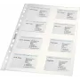 LEITZ käyntikorttiesittelytasku 16 kortille, A4, PP kirkas, 0,11 mm, sivuaukko, arkistointiturvallinen (4758-30-03)