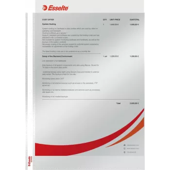 LEITZ Esselte standard asiakirjasuoja A4, polypropeeni, kristallinkirkas, 0,06 mm, ylhäältä avoin, asiakirjaturvallinen, monirei'itys, vahvistettu reuna, 100 kpl:n pakkaus (925008)